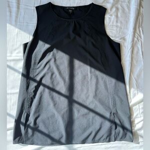 Women’s Athleta Zephyr Refined Black Elegant Performance Tank Top Sz. S